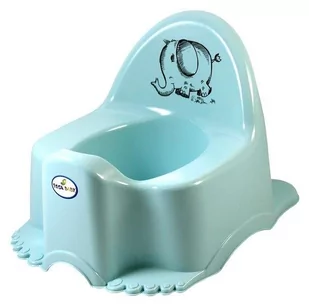 Tega Baby Baby Nocnik ECO z pozytywką Słoń Turkus - Nocniki - miniaturka - grafika 1
