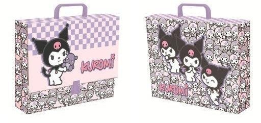 Teczka z rączką A4 XL Kuromi pink