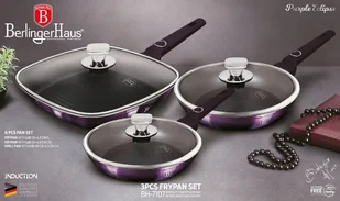ZESTAW PATELNI BERLINGER HAUS BH-7107 PURPLE - Zestawy garnków i patelni - miniaturka - grafika 3