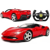 Zabawki zdalnie sterowane - ZDALNIE STEROWANE Autko R/C Ferrari SF90 1:14 RASTAR - miniaturka - grafika 1