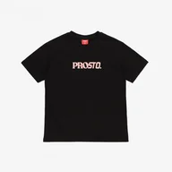 Koszulki sportowe damskie - Damski t-shirt z nadrukiem Prosto Cherries - czarny - PROSTO - miniaturka - grafika 1