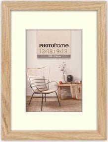 Ramka ZEP ZEP Malmo natural 15x20/20x30 Wood with Passepartout V4523N