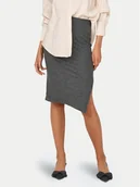 Spódnice - ONLY Spódnica ołówkowa Emma 15233600 Szary Slim Fit - miniaturka - grafika 1