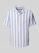 Koszule męskie - Koszula casualowa o kroju regular fit z kołnierzem z połami model ‘TREV’ - miniaturka - grafika 1