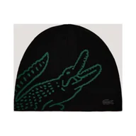 Czapki męskie - Lacoste Wełniana czapka - miniaturka - grafika 1