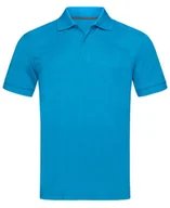 Koszulki męskie - Koszulka Polo, Niebieska, Sportowa, ACTIVE-DRY Poliester, dzianina pique - Stedman - miniaturka - grafika 1
