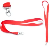 Identyfikatory - Smycz do identyfikatora na szyję 90cm karabińczyk - miniaturka - grafika 1