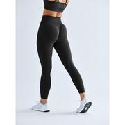 Spodnie sportowe damskie - Legginsy Fitness Damskie BeShaped Shape Up Modelujące - miniaturka - grafika 1
