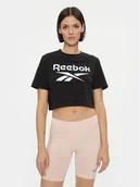 Koszulki i topy damskie - Reebok T-Shirt II3221 Czarny - miniaturka - grafika 1