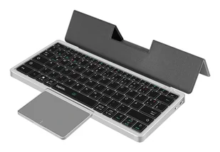 LogiLink ID0214 Bluetooth QWERTZ Niemiecki Szary ID0214 - Klawiatury - miniaturka - grafika 1