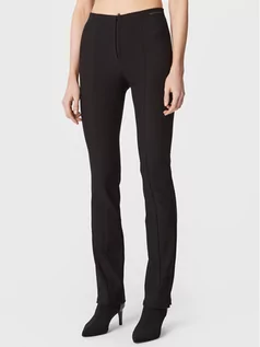 Spodnie damskie - Calvin Klein Jeans Spodnie materiałowe J20J220529 Czarny Slim Fit - grafika 1