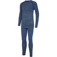 Pozostała odzież narciarska - Viking Europe Europe Fjon Bamboo Underwear Set Kids, niebieski 140 2021 Zestawy bielizny termicznej i narciarskiej 500/22/6565/15/140-152 - miniaturka - grafika 1
