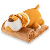 Koce i narzuty dla dzieci - Koc Pluszowy 100x160 z Poduszką - Maskotką 3w1 - miniaturka - grafika 1