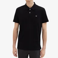 Koszulki męskie - Koszulka Męska Polo Tom Tailor Bawełniana Polówka Czarna 1027713-29999 - miniaturka - grafika 1