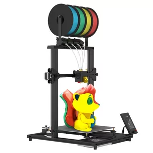 Zonestar Z8PM4 Pro Extruder 4-IN-1-OUT Color-Mixing 3D Printer LCD Screen High Precision Resolution DIY Kit - Black - Drukarki 3D - miniaturka - grafika 6