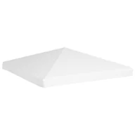 Pawilony ogrodowe - vidaXL Zadaszenie altany ogrodowej, 270 g/m, 3x3 m, białe - miniaturka - grafika 1