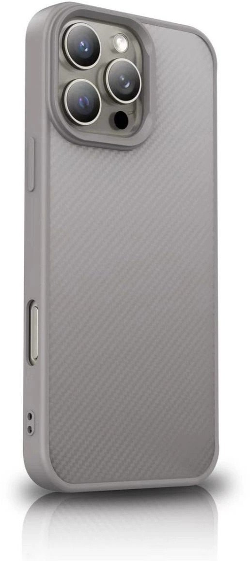 Etui Wozinsky Carbon Fibre Case z MagSafe na Samsung Galaxy S25+ - szare