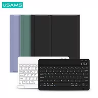Akcesoria do tabletów i e-booków - USAMS Etui Winro z klawiaturą iPad Pro 10.2" zielone etui-biała klawiatura/green cover-white kayboard IP1027YR02 (US-BH657) - miniaturka - grafika 1