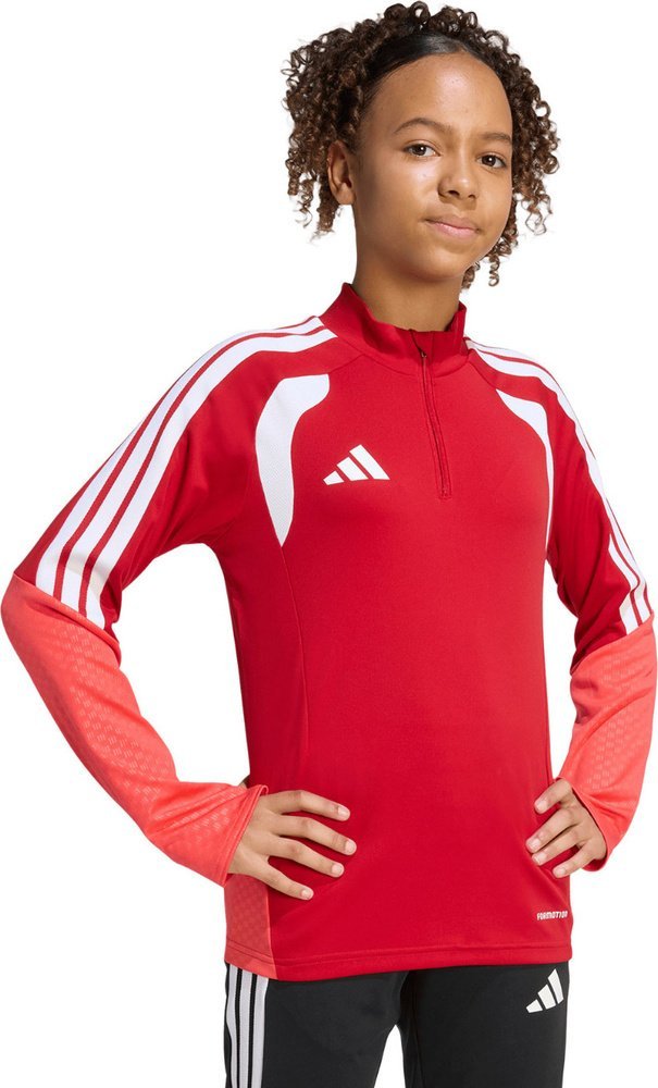 Adidas Bluza dla dzieci adidas Tiro 26 Competition Training Top czerwono-pomarańczowa KA7571 116cm