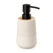 Mydelniczki i dozowniki mydła - Dozownik mydła Hermosa beż - miniaturka - grafika 1