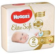 Pieluchy - Pieluszki Huggies Elite Soft Newborn Rozmiar 2 (4-6kg) 25 Szt - miniaturka - grafika 1