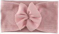 Czapki dla dzieci - Szeroka opaska dla dziewczynki Lola Różowa - miniaturka - grafika 1