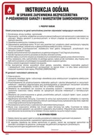 Instrukcje stanowiskowe BHP - DB004 INSTRUKCJA ZAPEWNIENIA BEZPIECZEŃSTWA PPOŻ, HN - PŁYTA ELASTYCZNA 0,4MM; (245X350MM) - miniaturka - grafika 1