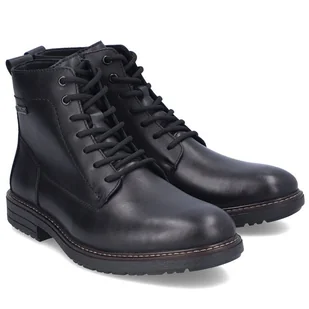 Trzewiki męskie wodoodporne Rieker 33143-00 BLACK R.43 - Botki męskie - miniaturka - grafika 1