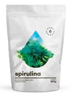 Aura Herbals Spirulina w proszku 200 g - Odchudzanie i oczyszczanie - miniaturka - grafika 1