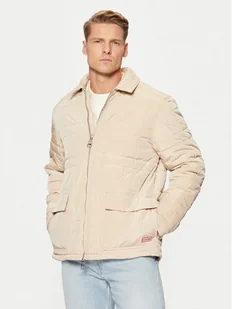 Hunter Kurtka przejściowa Walter HARM0004242 Beżowy Regular Fit - Kurtki męskie - miniaturka - grafika 1