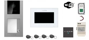 Zestaw wideodomofon WiFi M11W+S11-1  - Vidos X - Wideodomofony - miniaturka - grafika 1