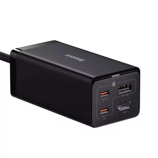 Baseus Ładowarka sieciowa GaN5 Pro 2xUSB-C + USB + HDMI, 67W (czarna) - Ładowarki do telefonów - miniaturka - grafika 3