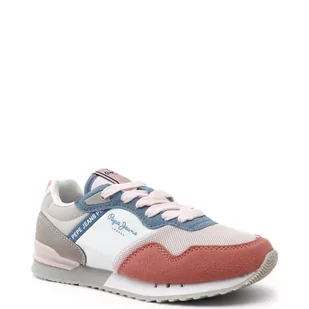 Pepe Jeans London Sneakersy LONDON BASIC G - Buty dla dziewczynek - miniaturka - grafika 1