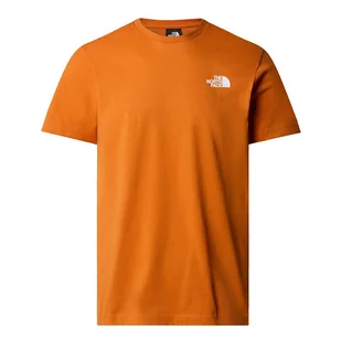 Koszulka The North Face Redbox Celebration 0A87NVPCO1 - pomarańczowa - Koszulki męskie - miniaturka - grafika 1