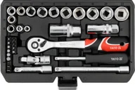 Zestawy narzędziowe - YATO Zestaw narzędzi ZESTAW KLUCZY 34el 1/4" / 3/8" - miniaturka - grafika 1