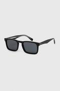 Okulary przeciwsłoneczne - Tommy Hilfiger okulary przeciwsłoneczne męskie kolor czarny - miniaturka - grafika 1