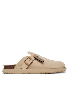 D.Franklin Klapki DFSH407002 Beżowy - Klapki i japonki damskie - miniaturka - grafika 1