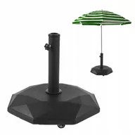 Parasole ogrodowe - Podstawa pod parasol ogrodowy czarna 48 x 34 cm - miniaturka - grafika 1