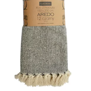 Koc 150 x 200 Bawełniany Boho Aredo 12 Czarny - Koce - miniaturka - grafika 2