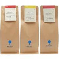 Kawa - Kawa ziarnista Blue Drop 3 rodzaje Bourbonów RED/PINK/YELLOW - miniaturka - grafika 1