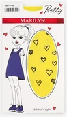 Rajstopy dziecięce - Kolorowe rajstopy dziecięce w serduszka Pretty X62 Marilyn - miniaturka - grafika 1