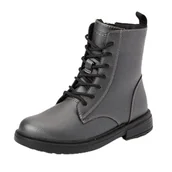 Botki damskie - Geox J Eclair Girl D Botki, pistolet, 0 UK, Pistolet, 0 UK - miniaturka - grafika 1