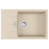 Zlewozmywaki - Franke Centro CNG 611-78 GSC Zlewozmywak granitowy jednokomorowy 78x50 cm beżowy 114.0687.319 - miniaturka - grafika 1