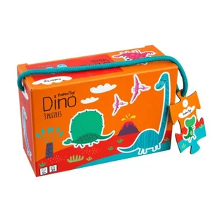 Moje pierwsze puzzle. 3 układanki. Dino Barbo Toys - Puzzle - miniaturka - grafika 1