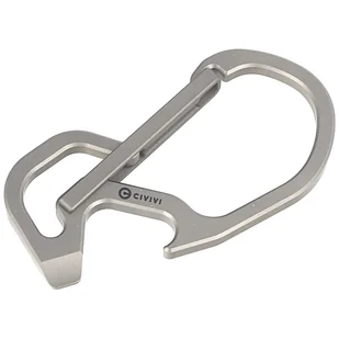 Karabińczyk CIVIVI Click Carabiner Keychain Multi-Tool, Gray Titanium (CA-01A) - Noże - miniaturka - grafika 1