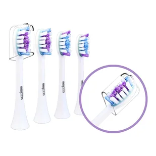 4x Końcówki do Teesa TSA8015 - Zamiennik - Końcówki do szczoteczek elektrycznych - miniaturka - grafika 1