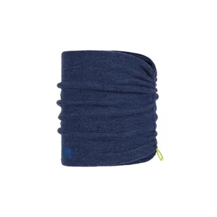 Komin wielofunkcyjny z wełny merynosów Buff Merino Fleece Olympian Blue - Czapki i chusty sportowe damskie - miniaturka - grafika 1
