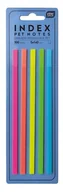 Zakładki do książek - Zakładki indeksujące paski 140mm Pet neon 100szt - INTERDRUK - miniaturka - grafika 1