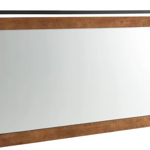 Rustykalne Lustro Ścienne do Łazienki, 64 x 100 cm, Prostokątne Lustro Ścienne HD Dekoracja z Ramą z Drewna Jodłowego, Metalowy Uchwyt (Brązowy) - Lustra Rustykalne Lustro Ścienne do Łazienki, 64 x 100 cm, Prostokątne Lustro Ścienne HD Dekoracja z Ramą z Drewna Jodłowego, Metalowy Uchwyt (Brązowy) - Lustra - miniaturka - grafika 1
