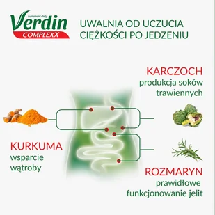 Verdin Complexx 2 x 30 tabletek - Układ pokarmowy - miniaturka - grafika 1